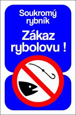 Tabulka "zákaz rybolovu"