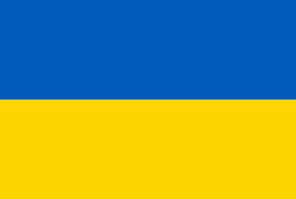 "Samolepka - Ukrajinská vlajka"